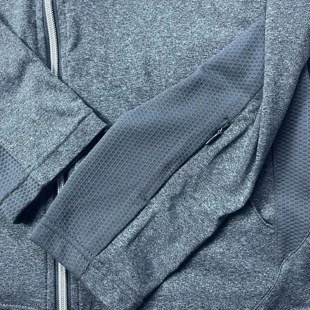 Levelwear Jacket Womens XL New York Rangers Full Zip NHL Gray Sleeve Pocket - Picture 5 of 7